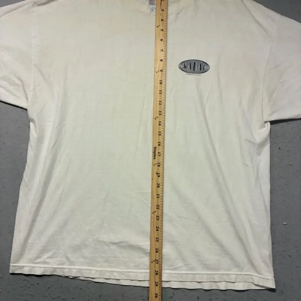 Vintage Y2K Kauai Shirt Mens XXL White Alstyle Apparel & Activewear USA